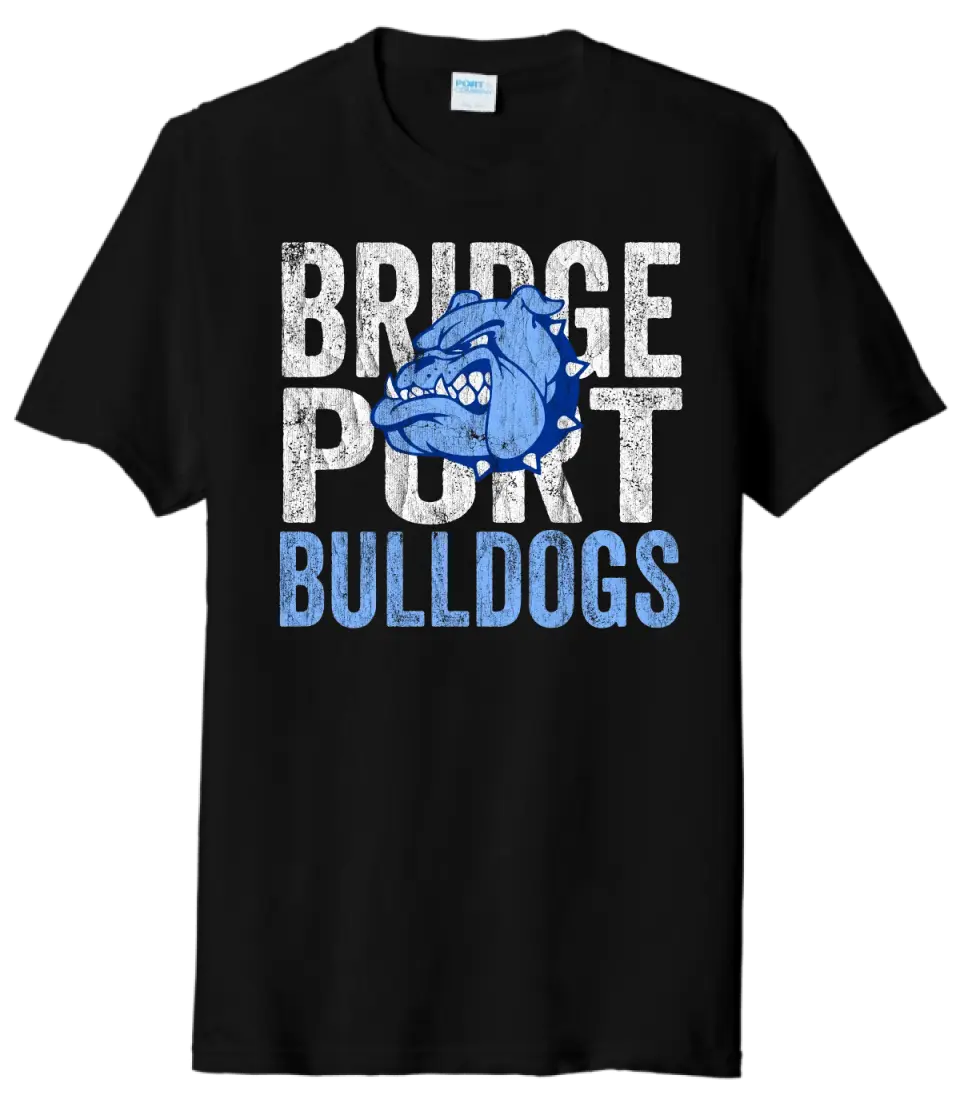 Bridgeport 2023- 01 Distressed Tri-Blend Tee