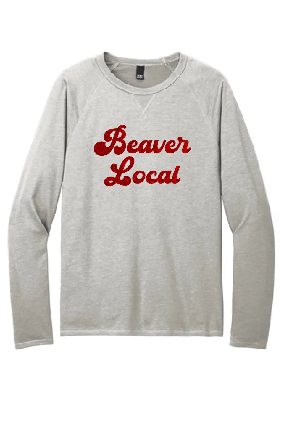 Beaver Local Glitter 01 Featherweight French Terry Long Sleeve Crewneck