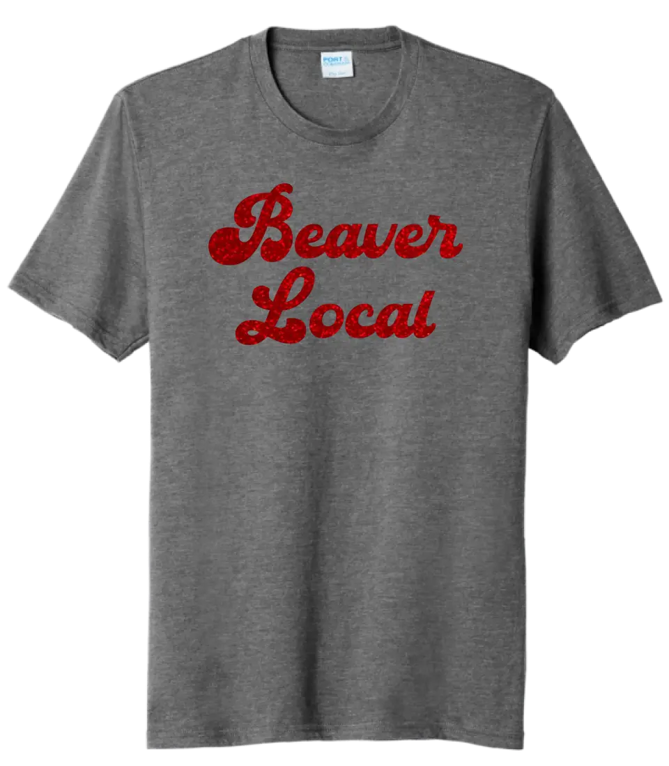Beaver Local Glitter 01 Tri-Blend Tee