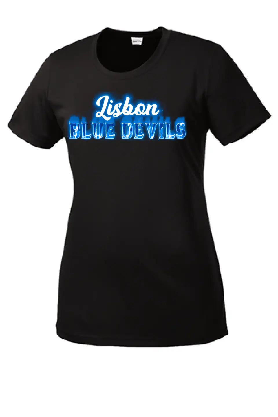Lisbon Blue Devils Fire Ladies PosiCharge Competitor Tee