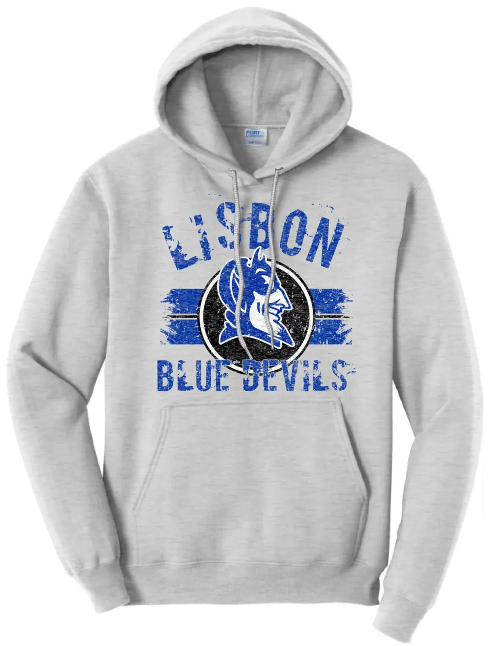 Lisbon Blue Devils Boycott Distressed Core Fleece Hoodie