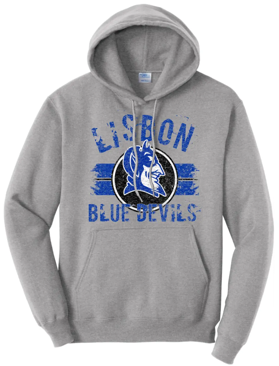 Lisbon Blue Devils Boycott Distressed Core Fleece Hoodie