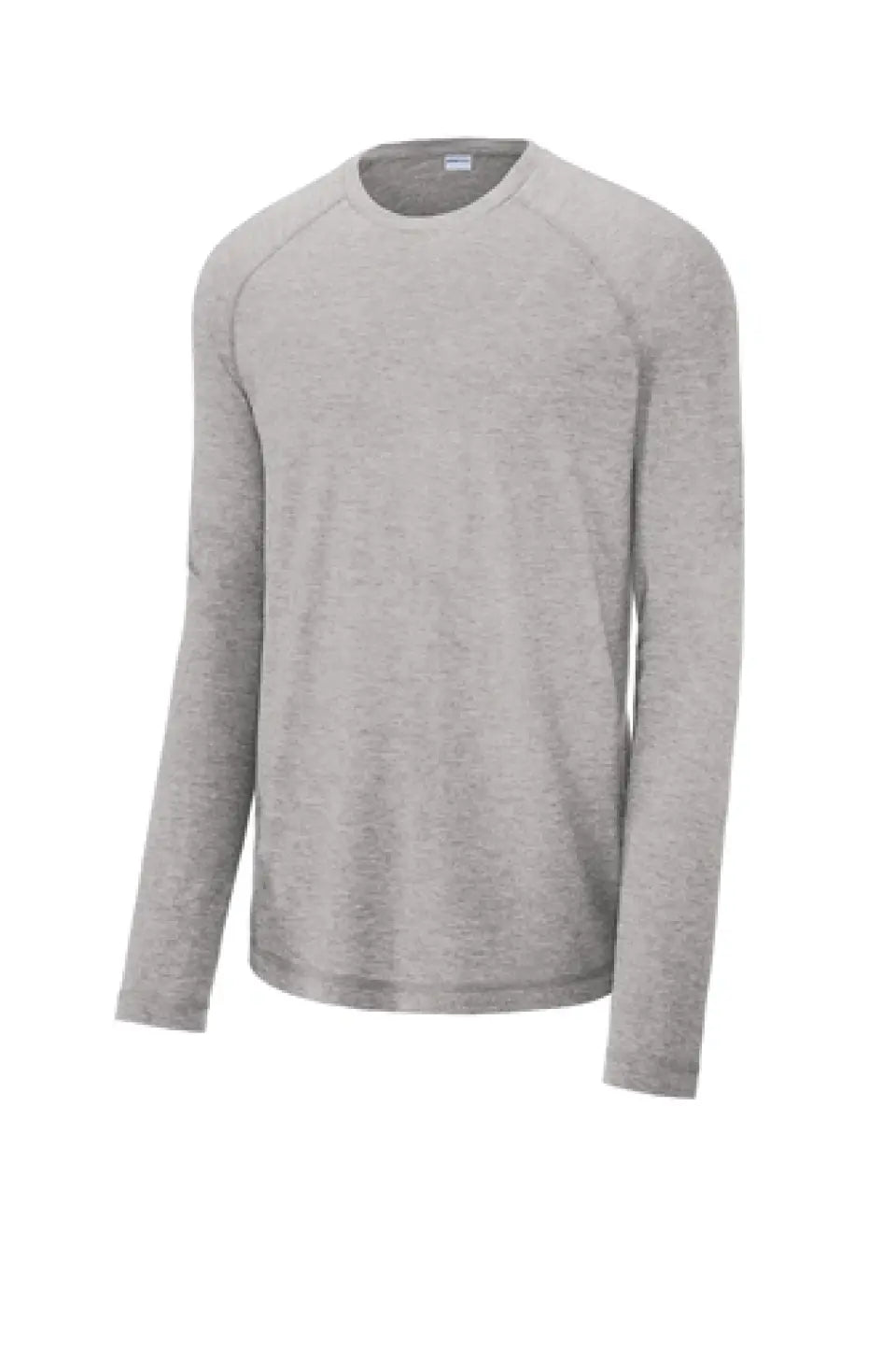 Lisbon Blue Devils Boycott Distressed Long Sleeve Tri-Blend Wicking Raglan Tee