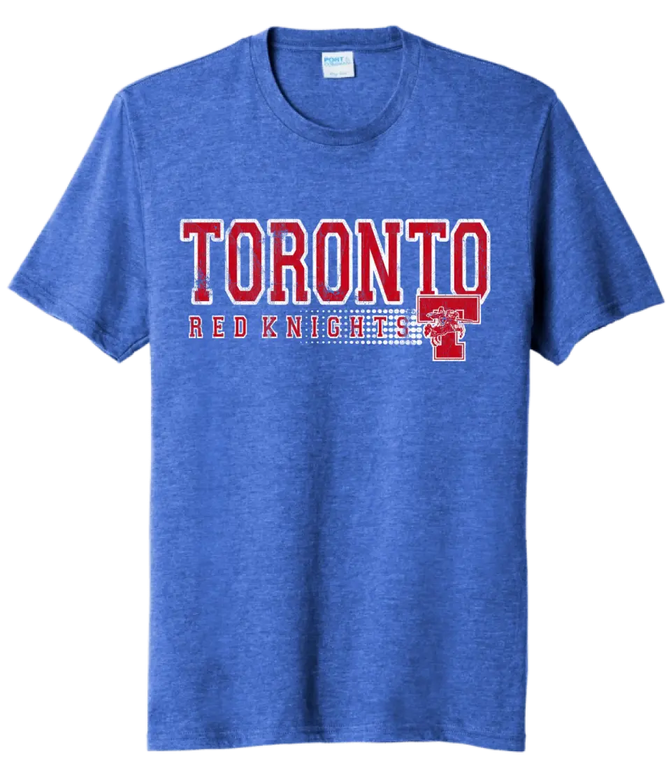 Toronto Red Knights 2023-09 Stripe Tri-Blend Tee