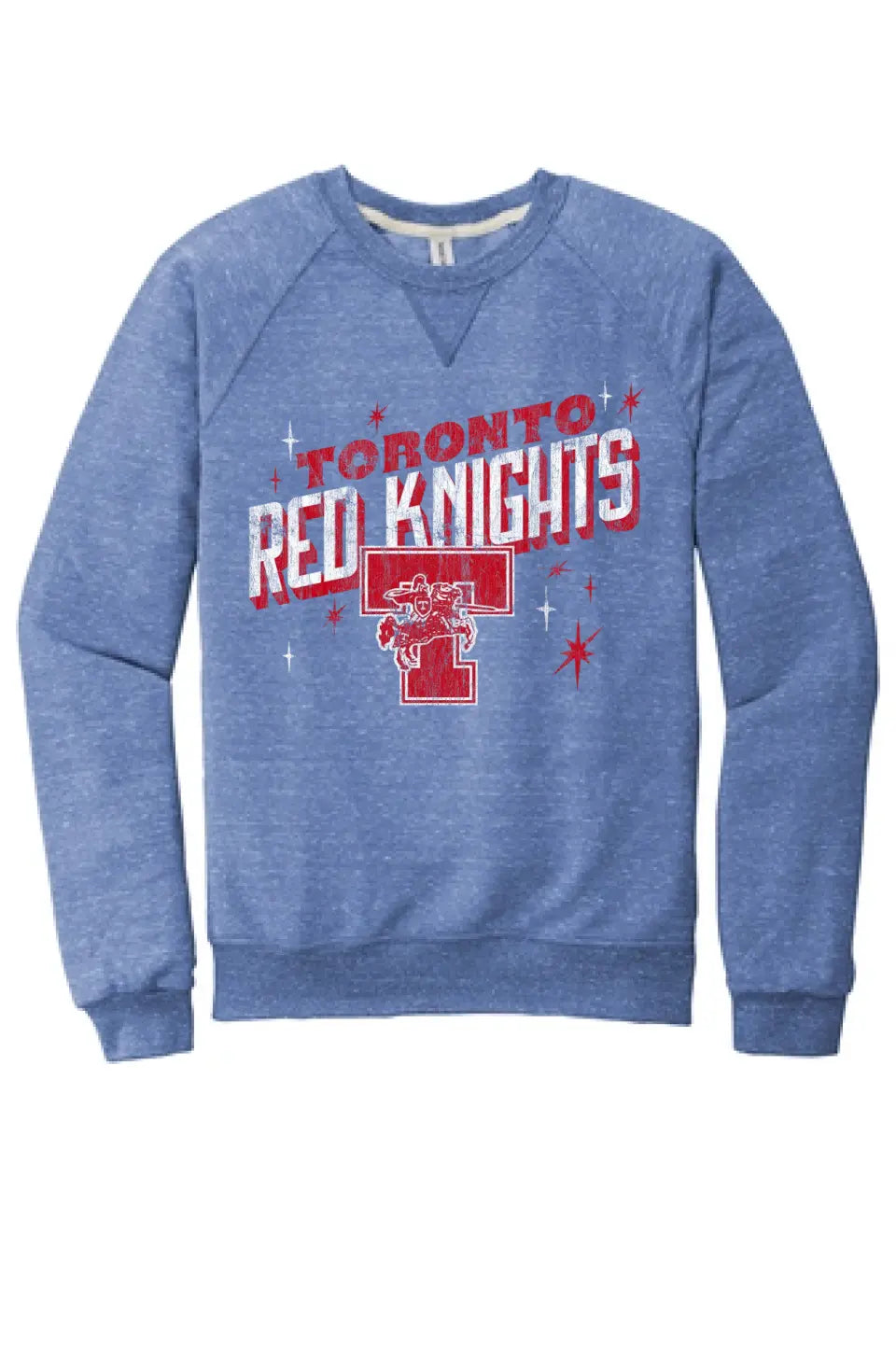 Toronto Red Knights 2023-08 Jerzees Snow Heather French Terry Raglan Crew