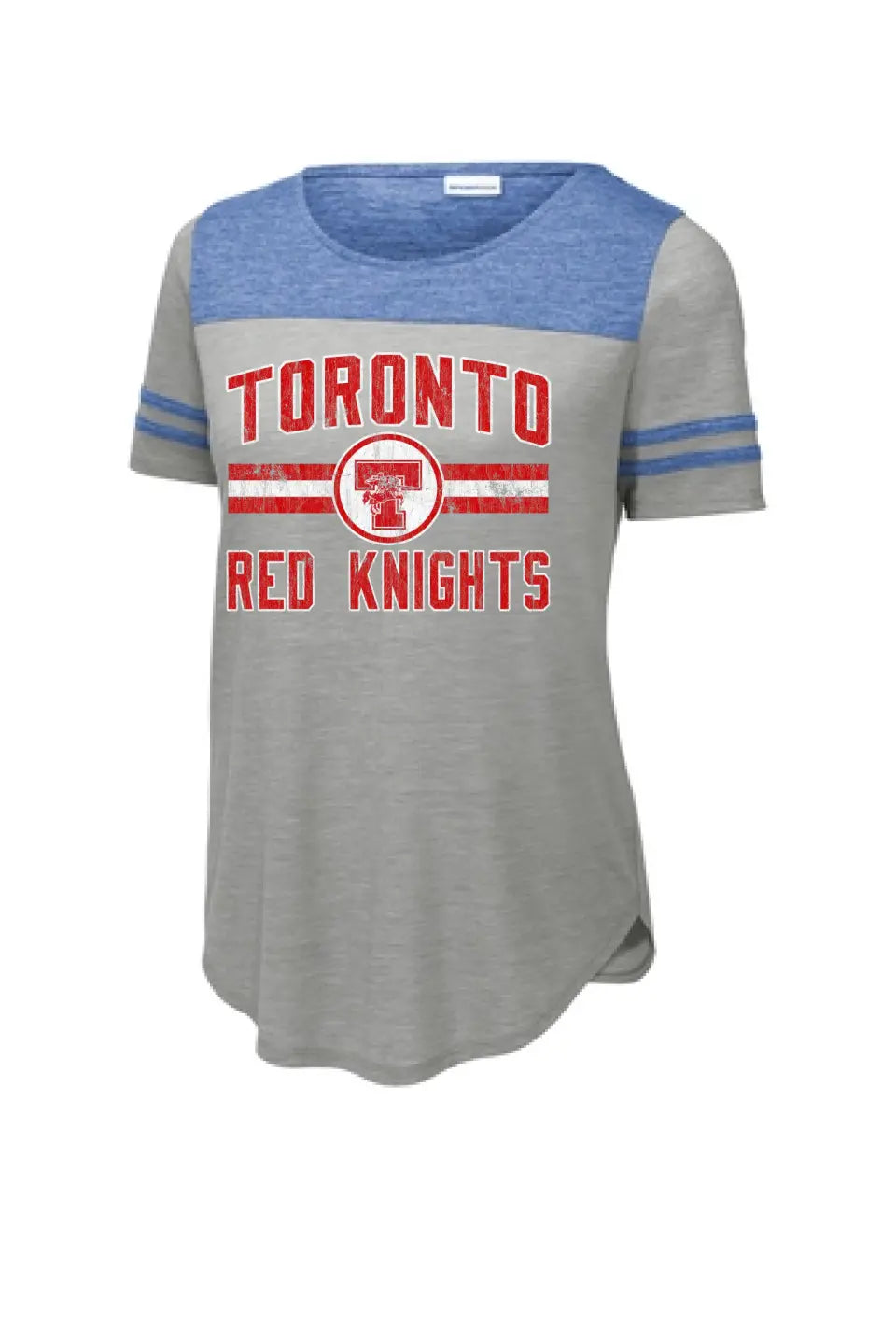 Toronto Red Knights 2023-04 Ladies PosiCharge Tri-Blend Wicking Fan Tee