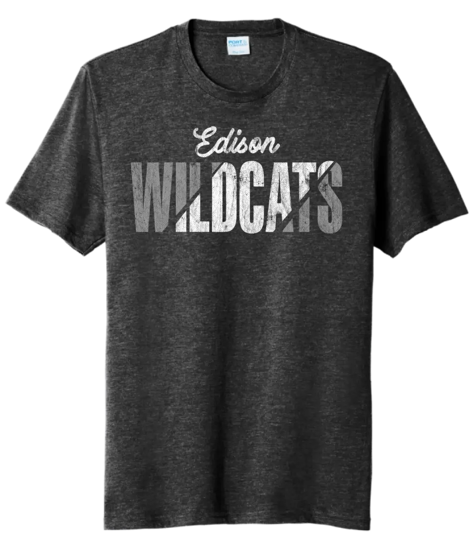 Edison Wildcats 2023-07 Tri-Blend Tee