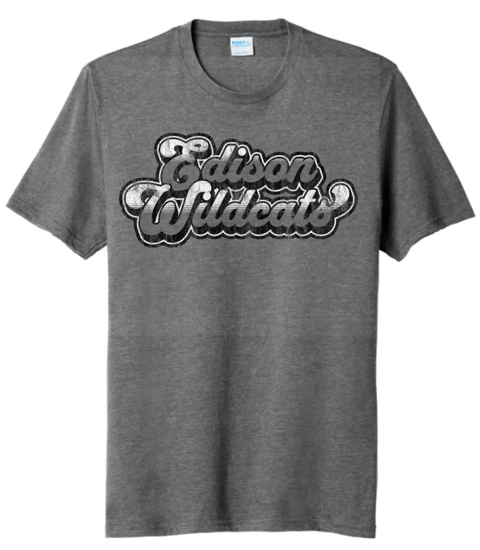 Edison Wildcats 2023-04 Tri-Blend Tee