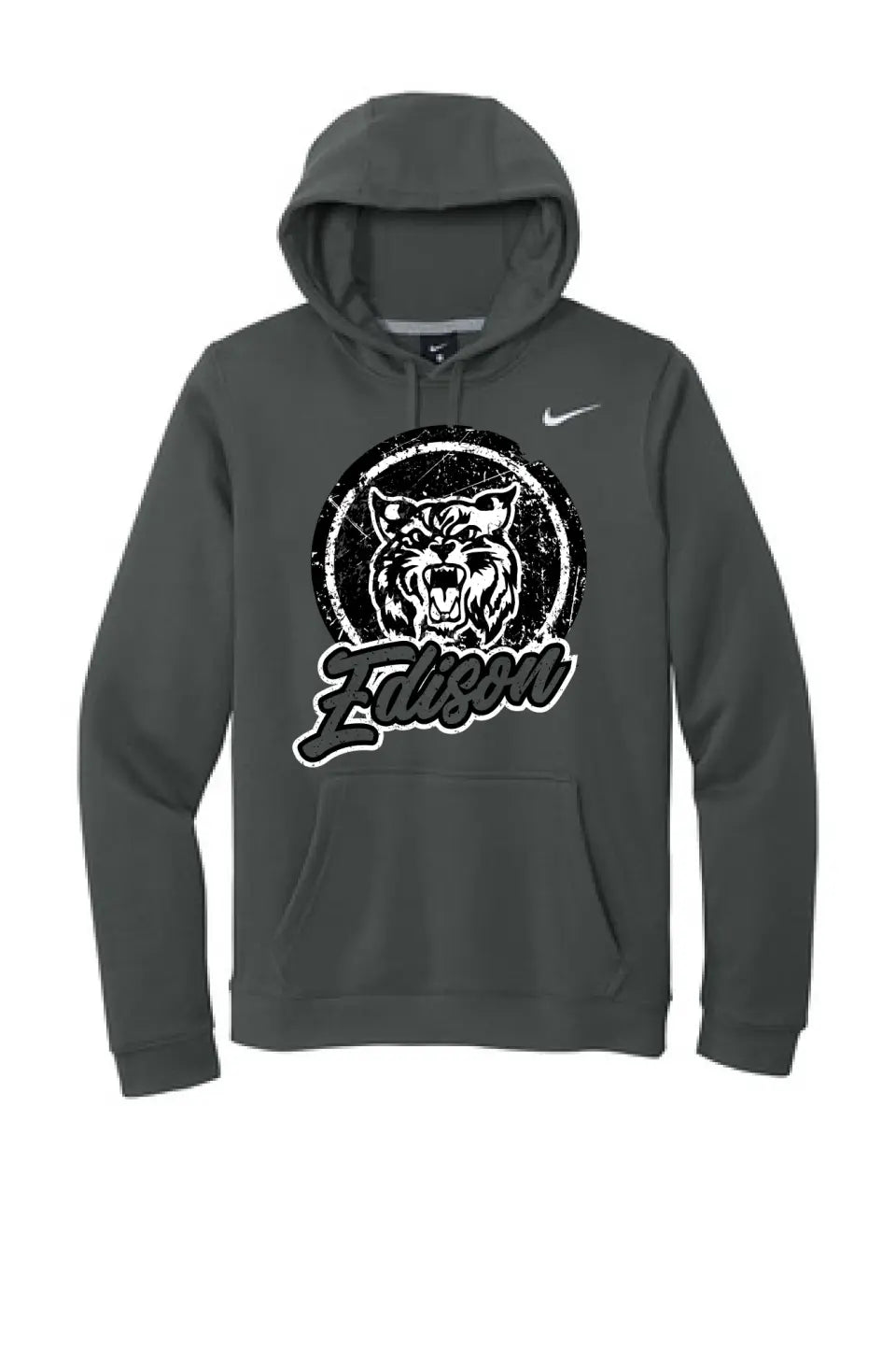 Edison Wildcats 2023-01 Nike Club Fleece Pullover Hoodie