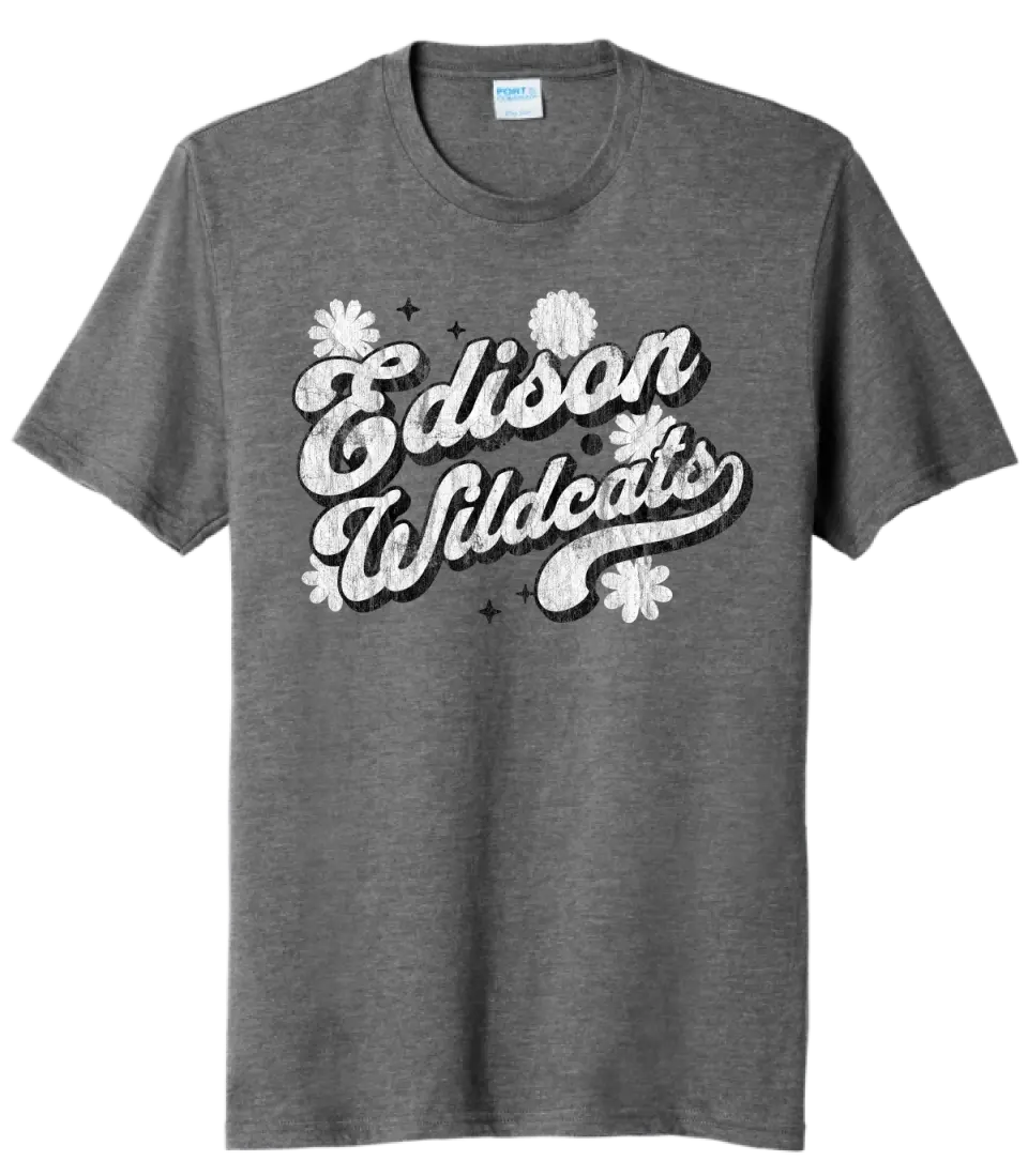 Edison Wildcats 2023-08 Tri-Blend Tee
