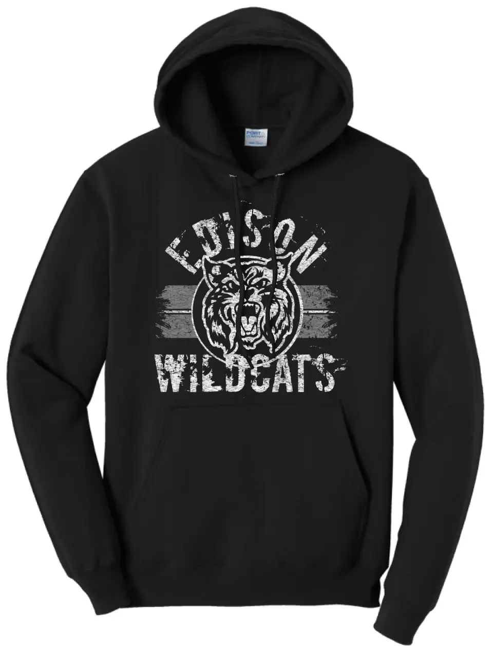 Edison Wildcats 2023-03 Distressed Core Fleece Hoodie