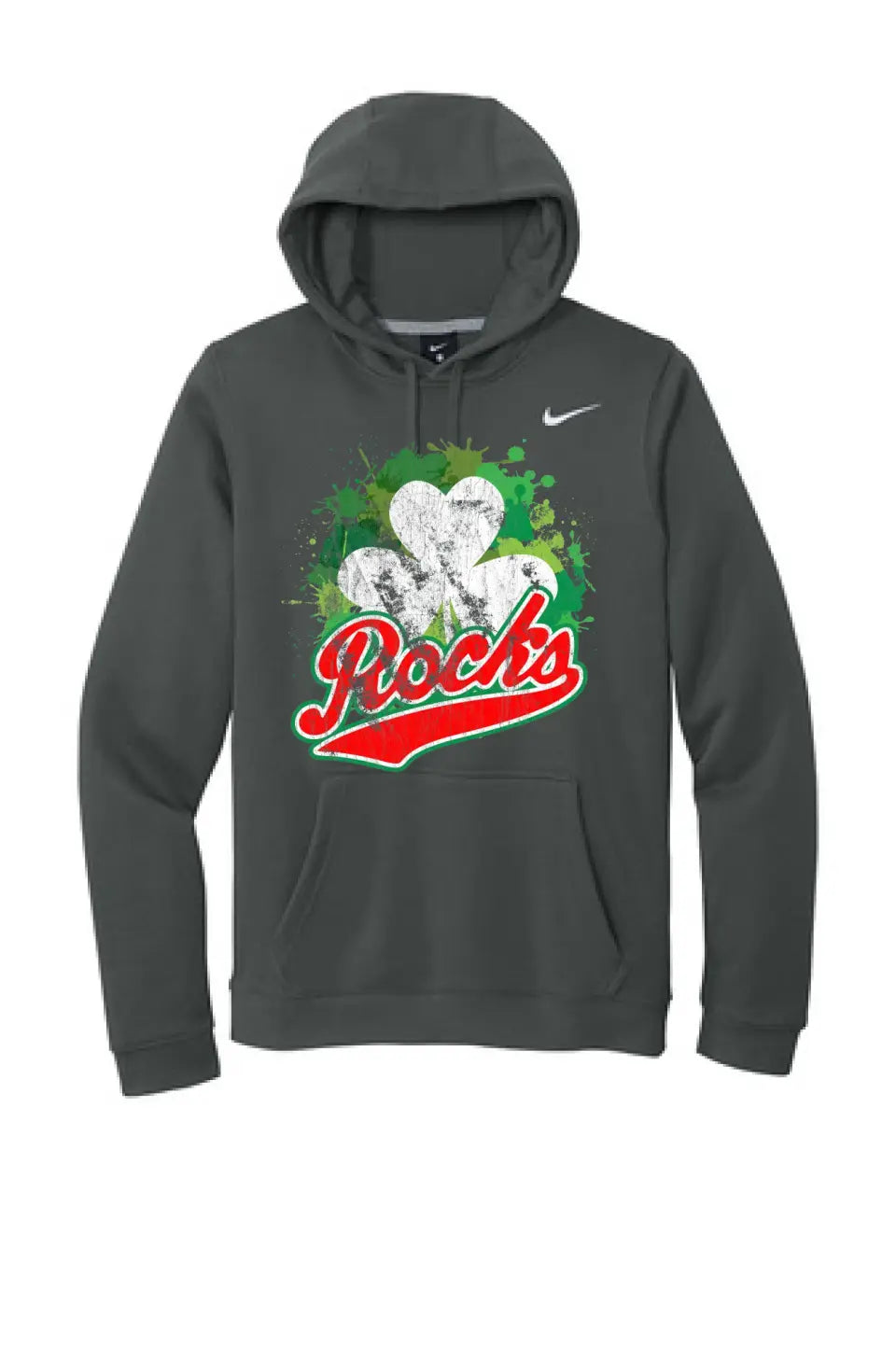 Barnesville Splatter Rocks Nike Club Fleece Pullover Hoodie