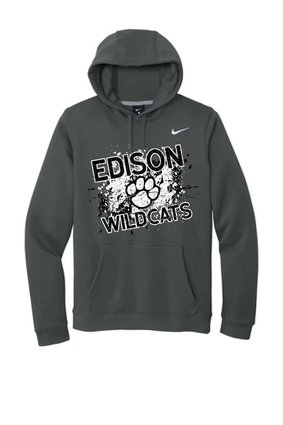Edison Splatter Nike Club Fleece Pullover Hoodie