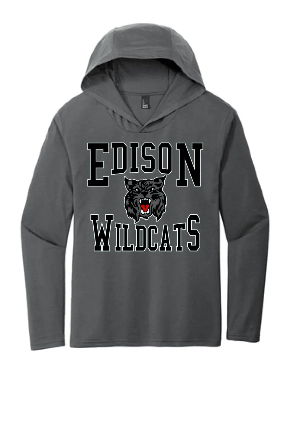 Edison Retro Wildcat Perfect Tri-Long Sleeve Hoodie