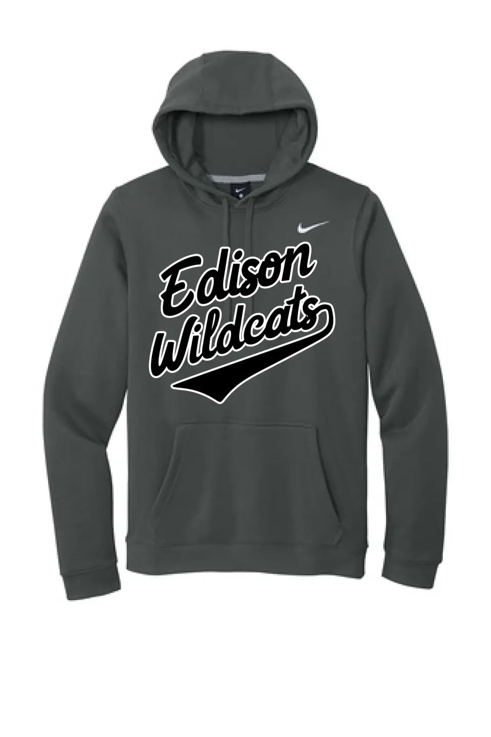 Edison Script Nike Club Fleece Pullover Hoodie