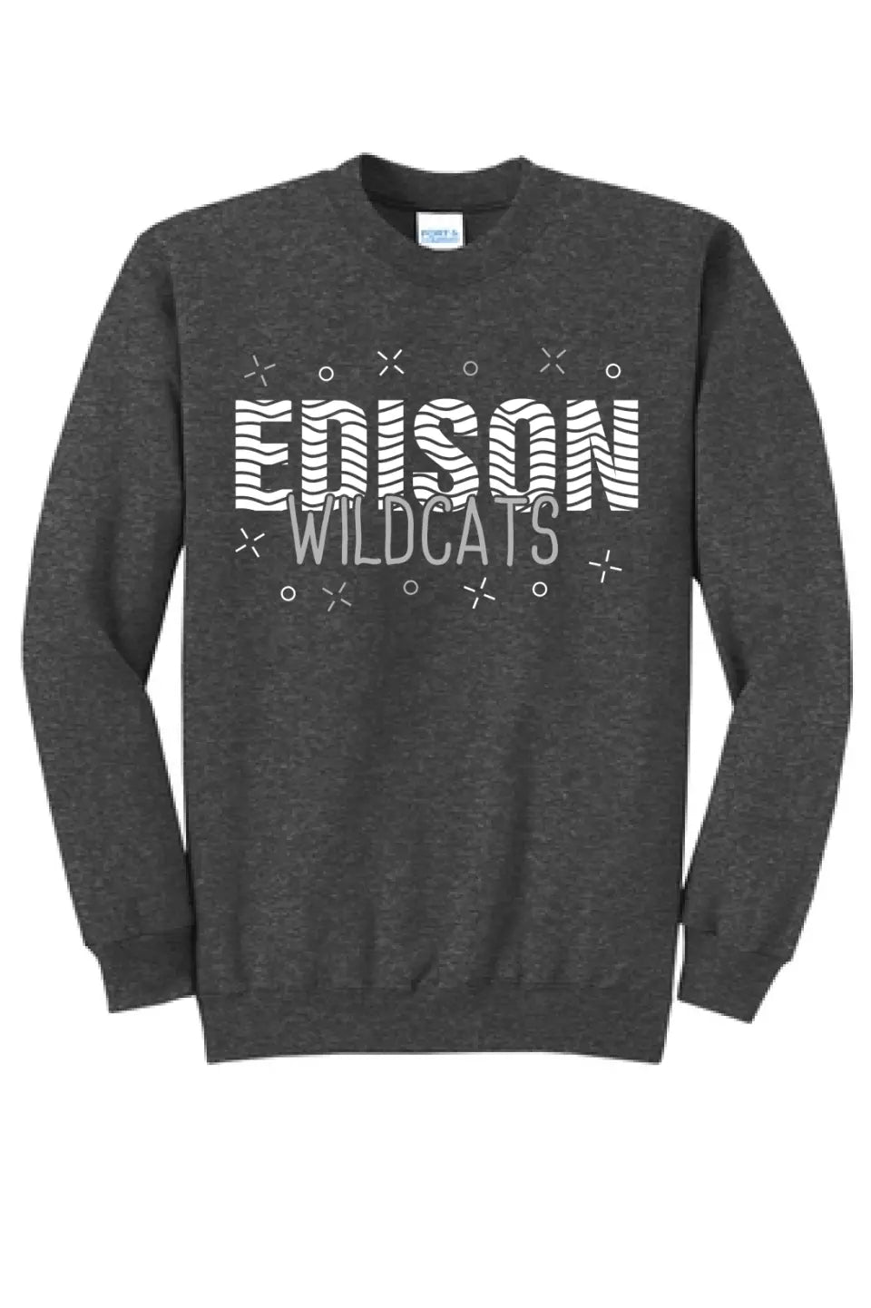 Edison Waves Core Fleece Crewneck Sweatshirt