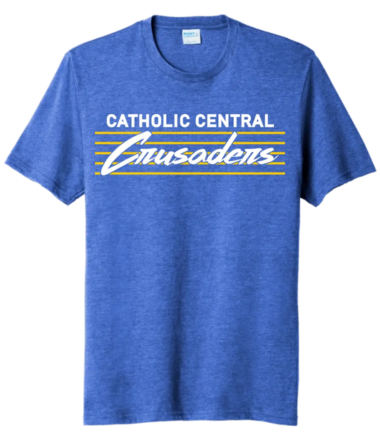 Steubenville Catholic Central Thunderstorm Tri-Blend Tee