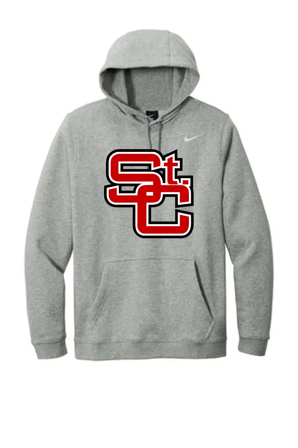 St. Clairsville St. C Logo Nike Club Fleece Pullover Hoodie
