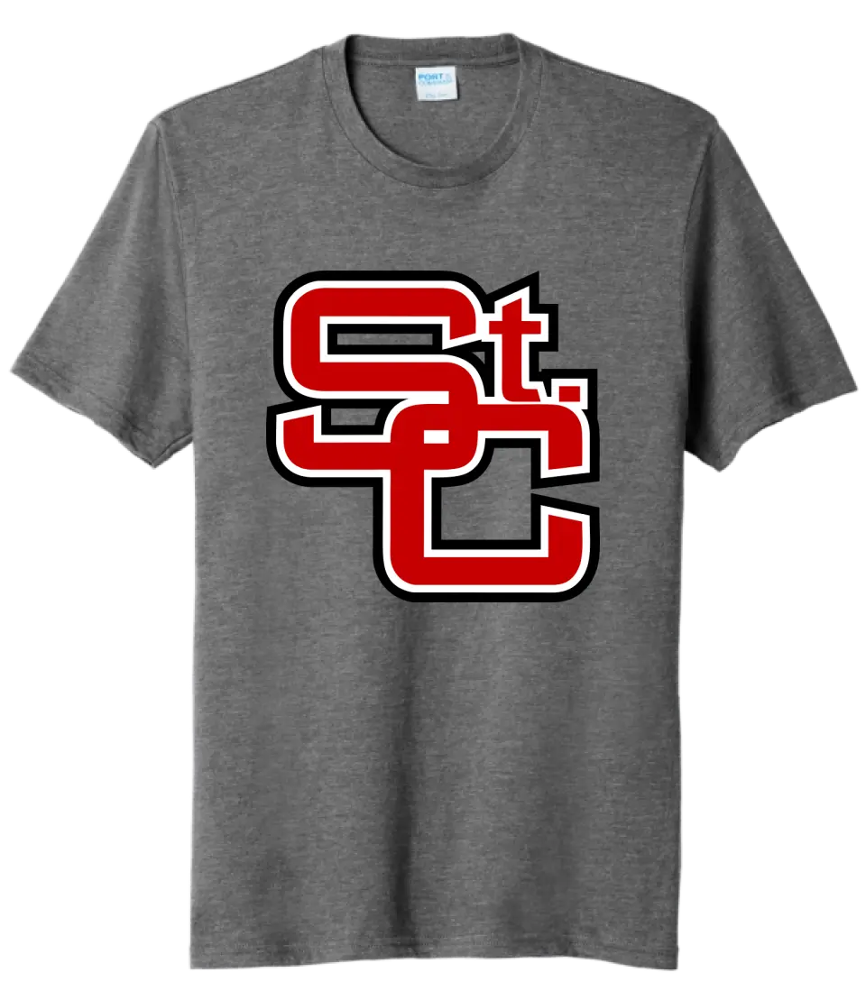 St. Clairsville St. C Logo Tri-Blend Tee