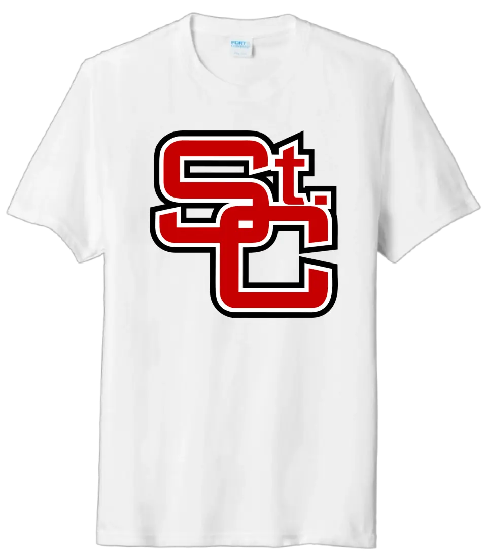 St. Clairsville St. C Logo Tri-Blend Tee