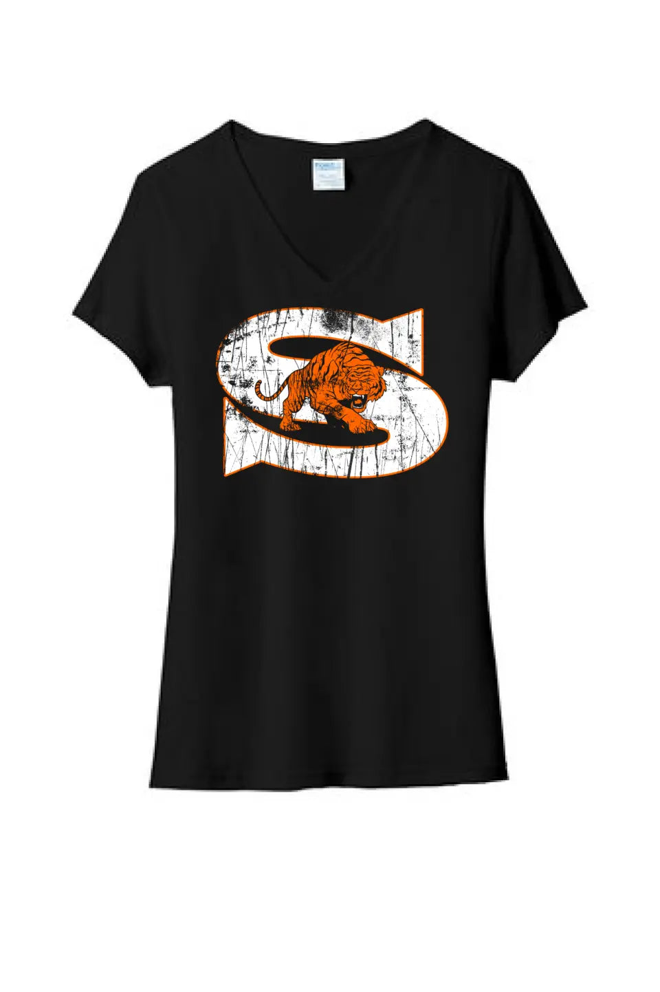 Shadyside Tiger S Ladies Tri-Blend V-Neck Tee