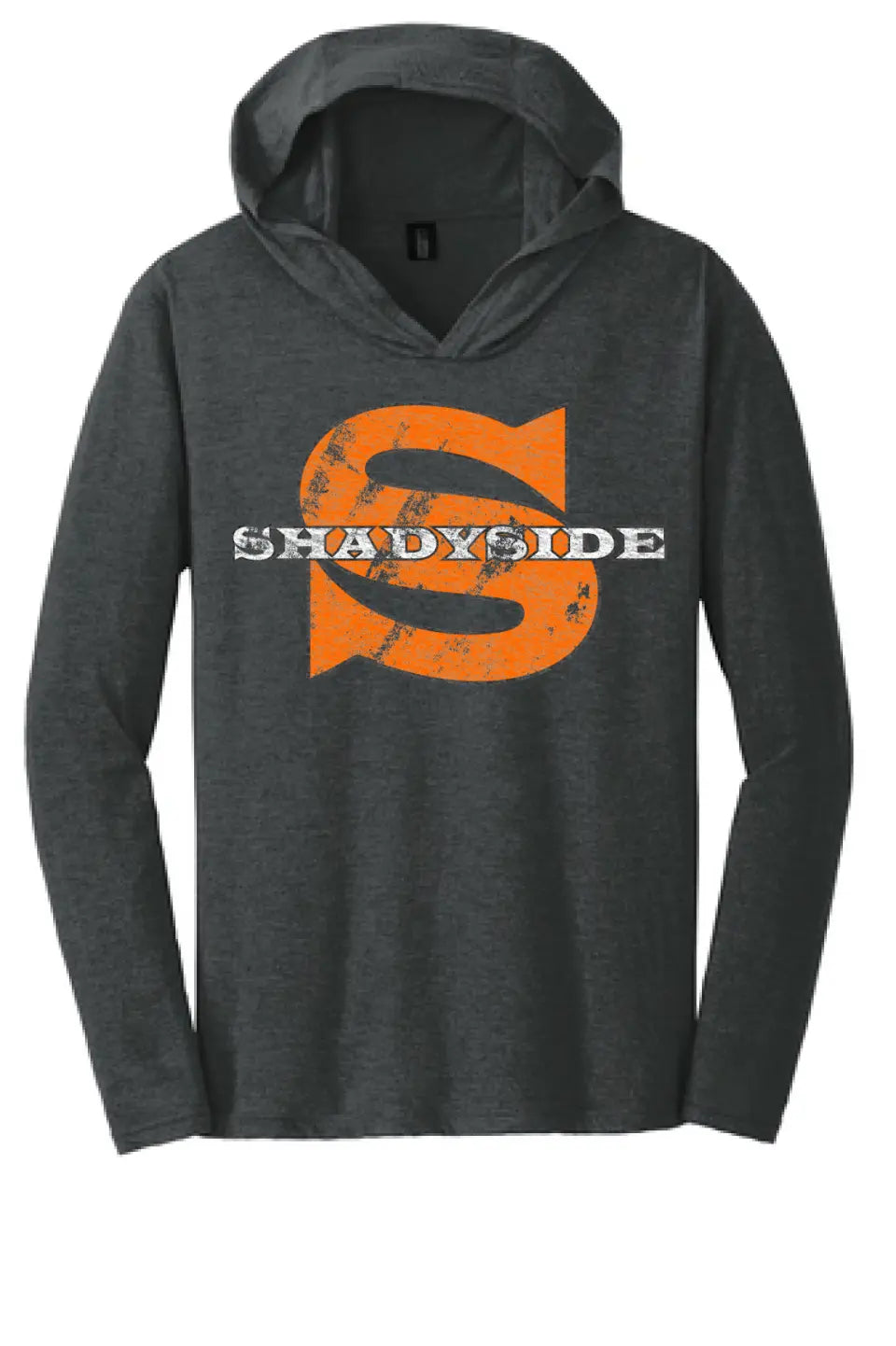 Shadyside Distressed Wide Latin Perfect Tri-Long Sleeve Hoodie