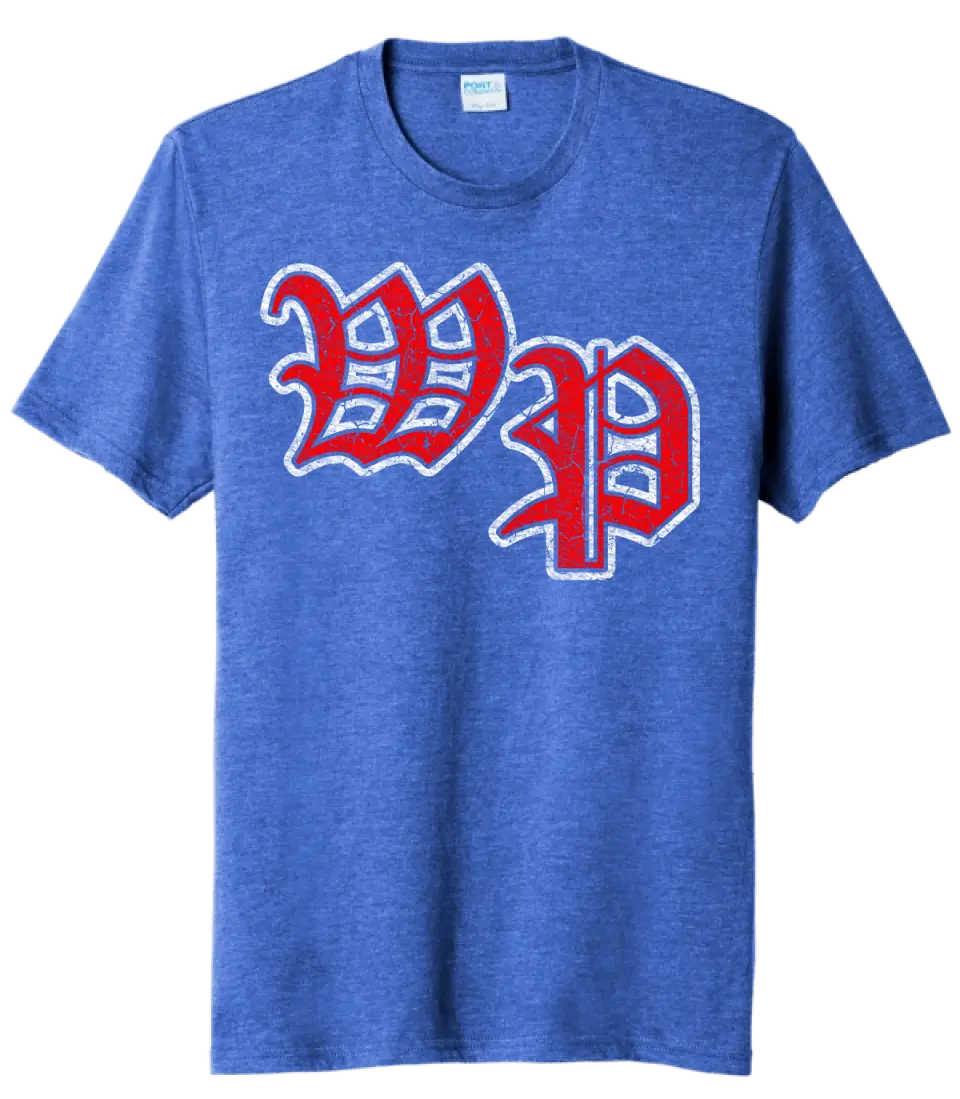 Wheeling Park WP Old English Tri-Blend Tee