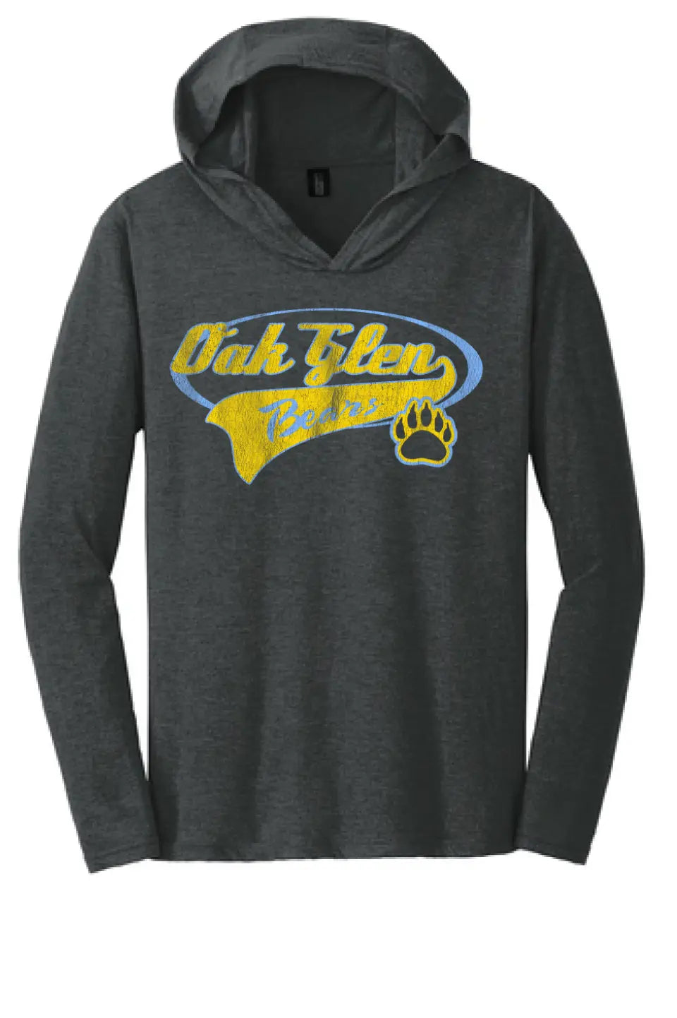 Oak Glen Distressed Tail Perfect Tri-Long Sleeve Hoodie
