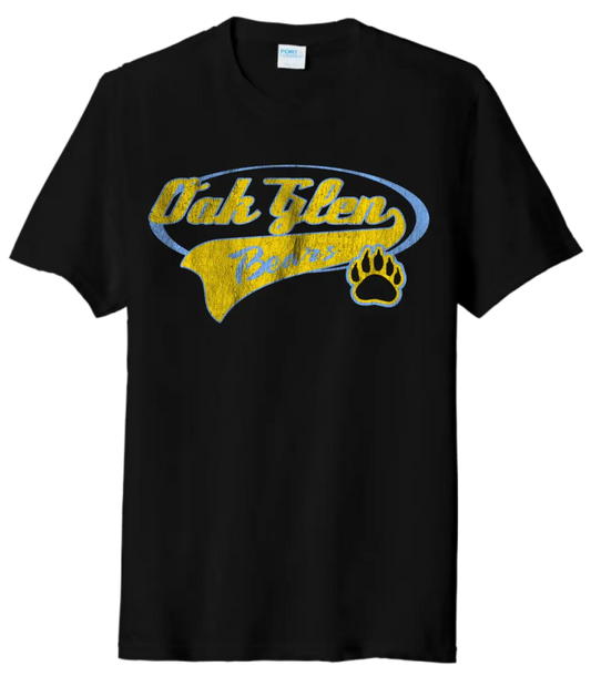 Oak Glen Distressed Tail Tri-Blend Tee