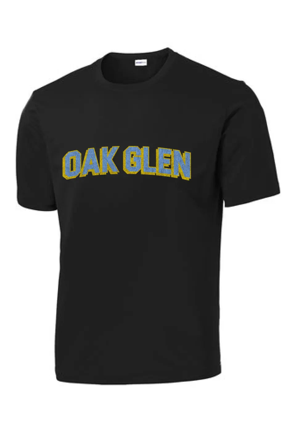 Oak Glen Distressed Letters PosiCharge Competitor Tee