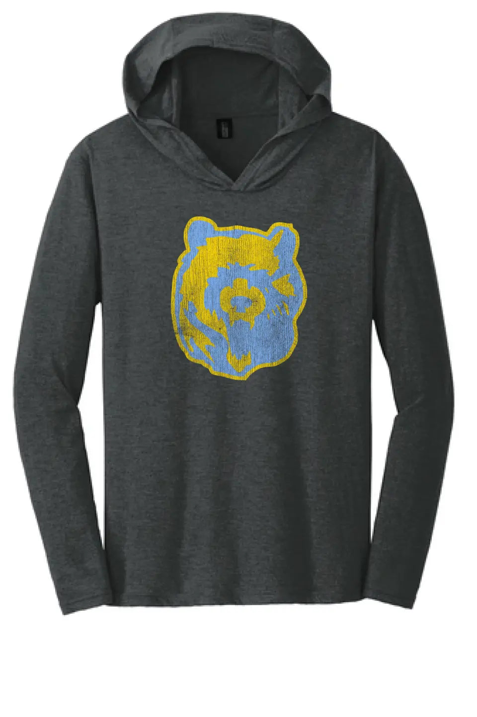 Oak Glen Distressed Bear Perfect Tri-Long Sleeve Hoodie