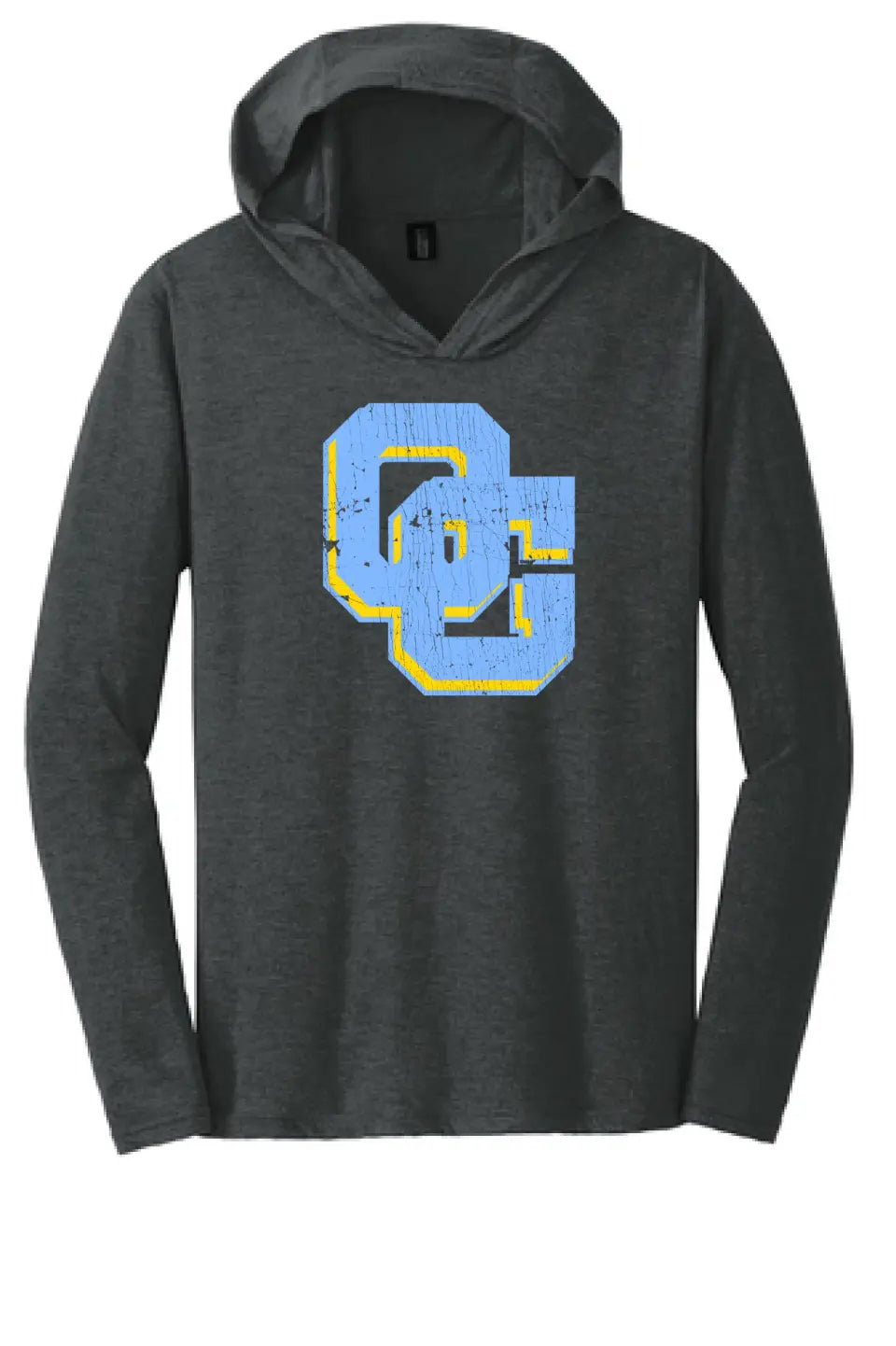Oak Glen Distressed OG Logo Perfect Tri-Long Sleeve Hoodie