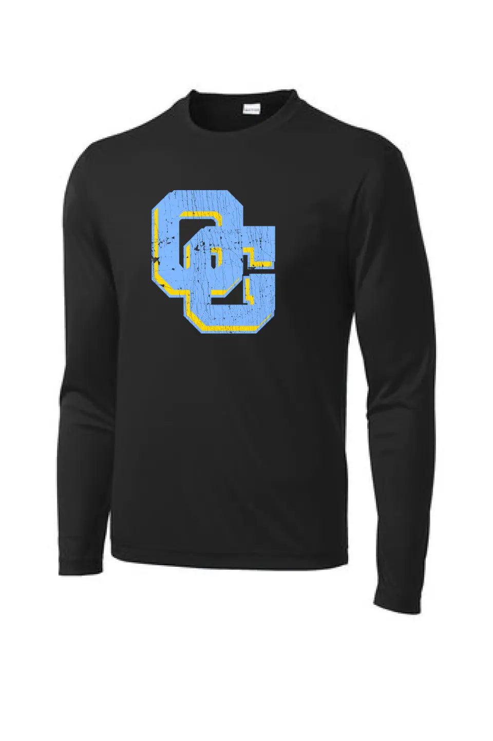 Oak Glen Distressed OG Logo Long Sleeve PosiCharge Competitor Tee