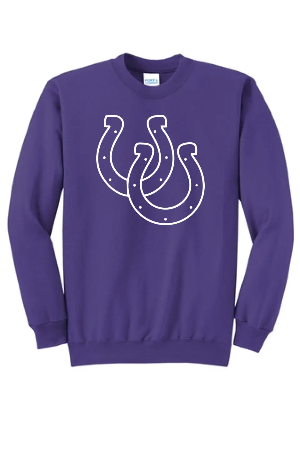 Martins Ferry Horseshoes Core Fleece Crewneck Sweatshirt