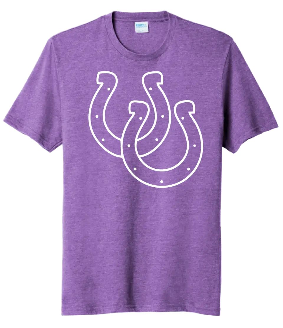 Martins Ferry Horseshoes Tri-Blend Tee