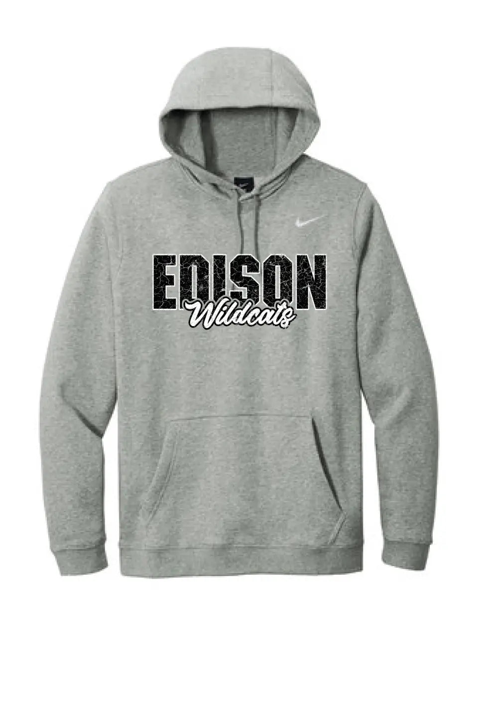Edison Cracked Nike Club Fleece Pullover Hoodie