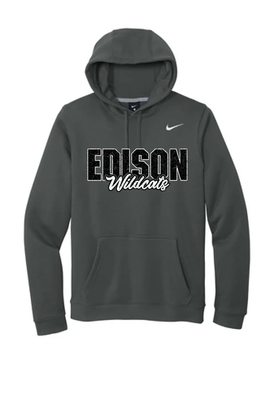 Edison Cracked Nike Club Fleece Pullover Hoodie