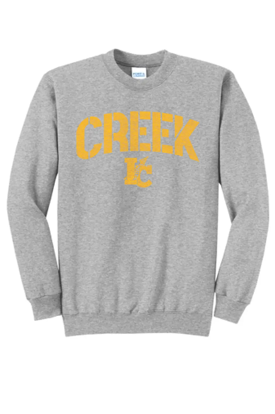 Indian Creek Distressed Stamp Core Fleece Crewneck Sweatshirt