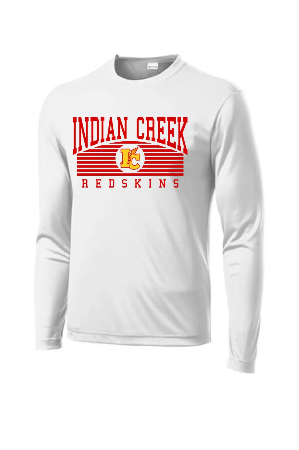 Indian Creek Redskins Arch Long Sleeve PosiCharge Competitor Tee
