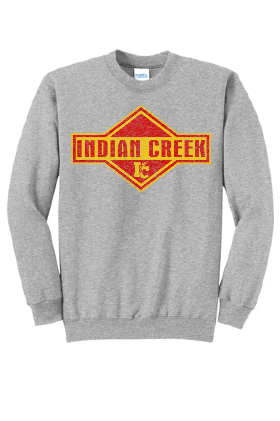 Indian Creek Distressed Flash Core Fleece Crewneck Sweatshirt
