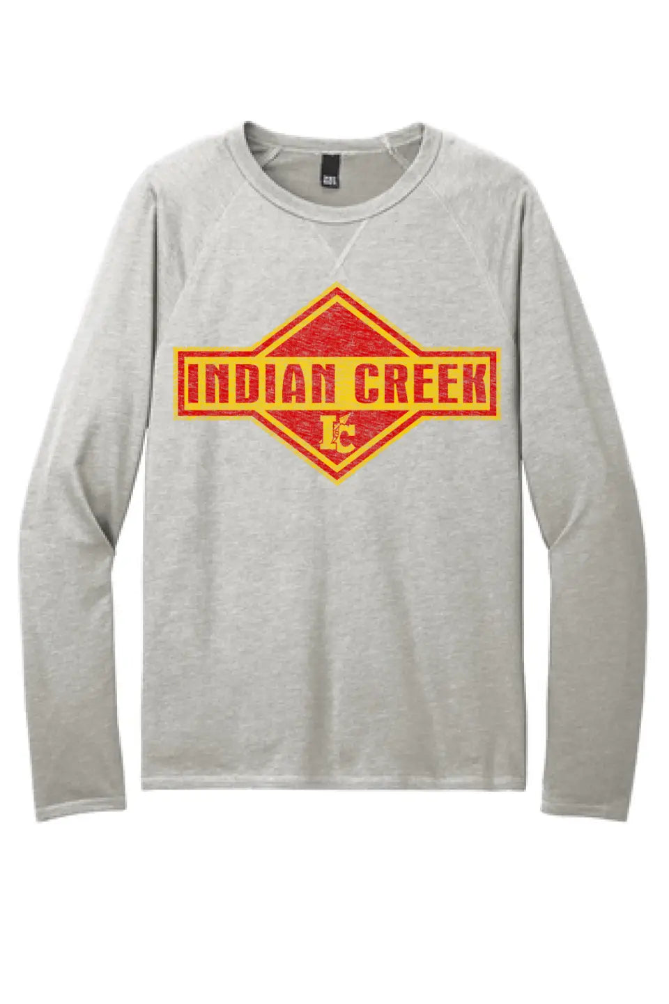 Indian Creek Distressed Flash Featherweight French Terry Long Sleeve Crewneck