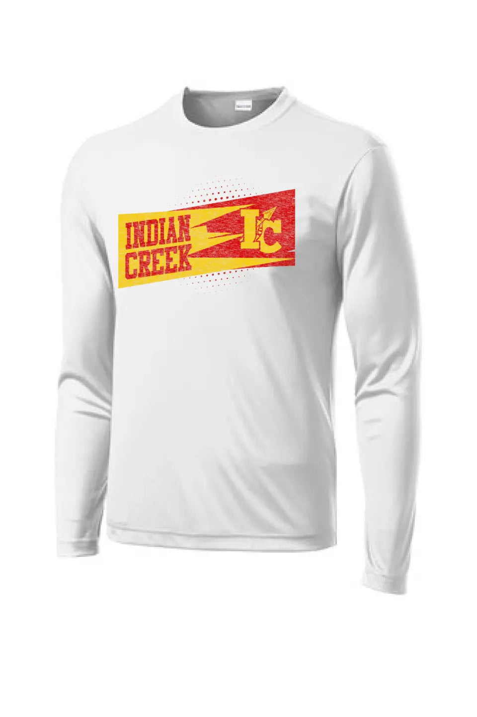 Indian Creek Distressed Strike Long Sleeve PosiCharge Competitor Tee