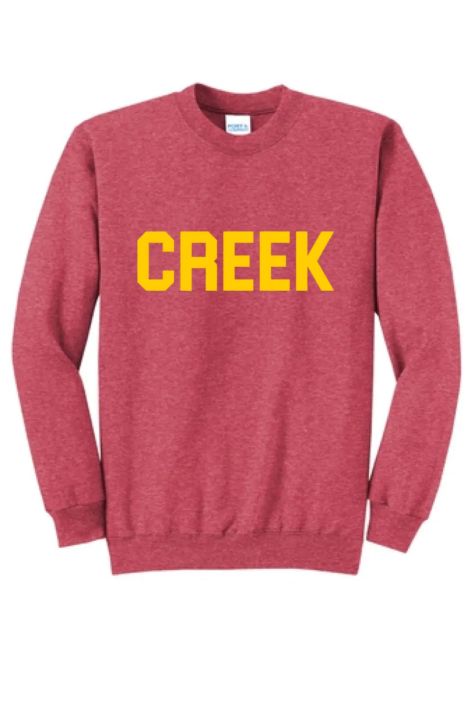 Indian Creek Letters Core Fleece Crewneck Sweatshirt