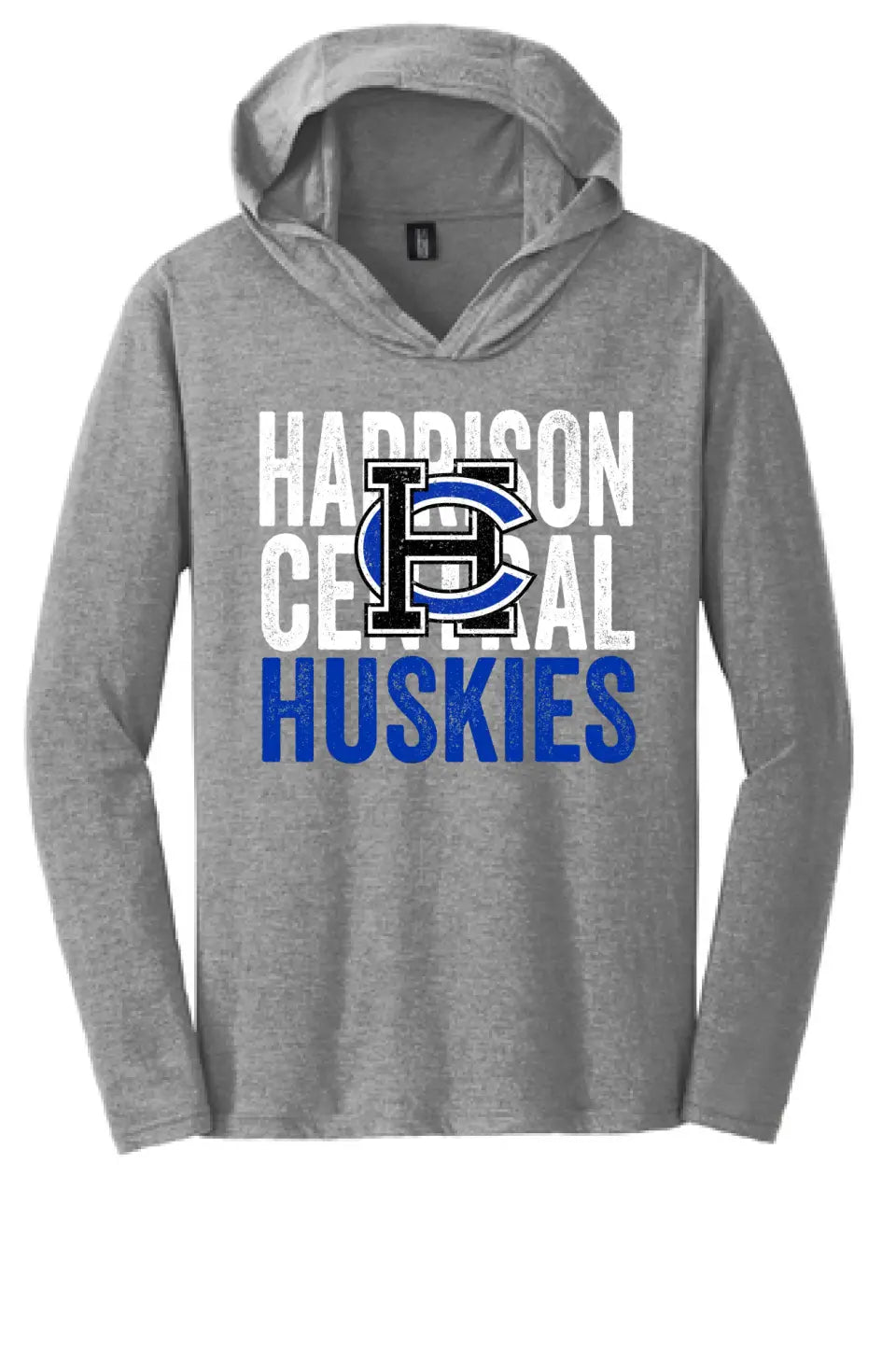 Harrison Central HC Logo Coverup Perfect Tri Long Sleeve Hoodie