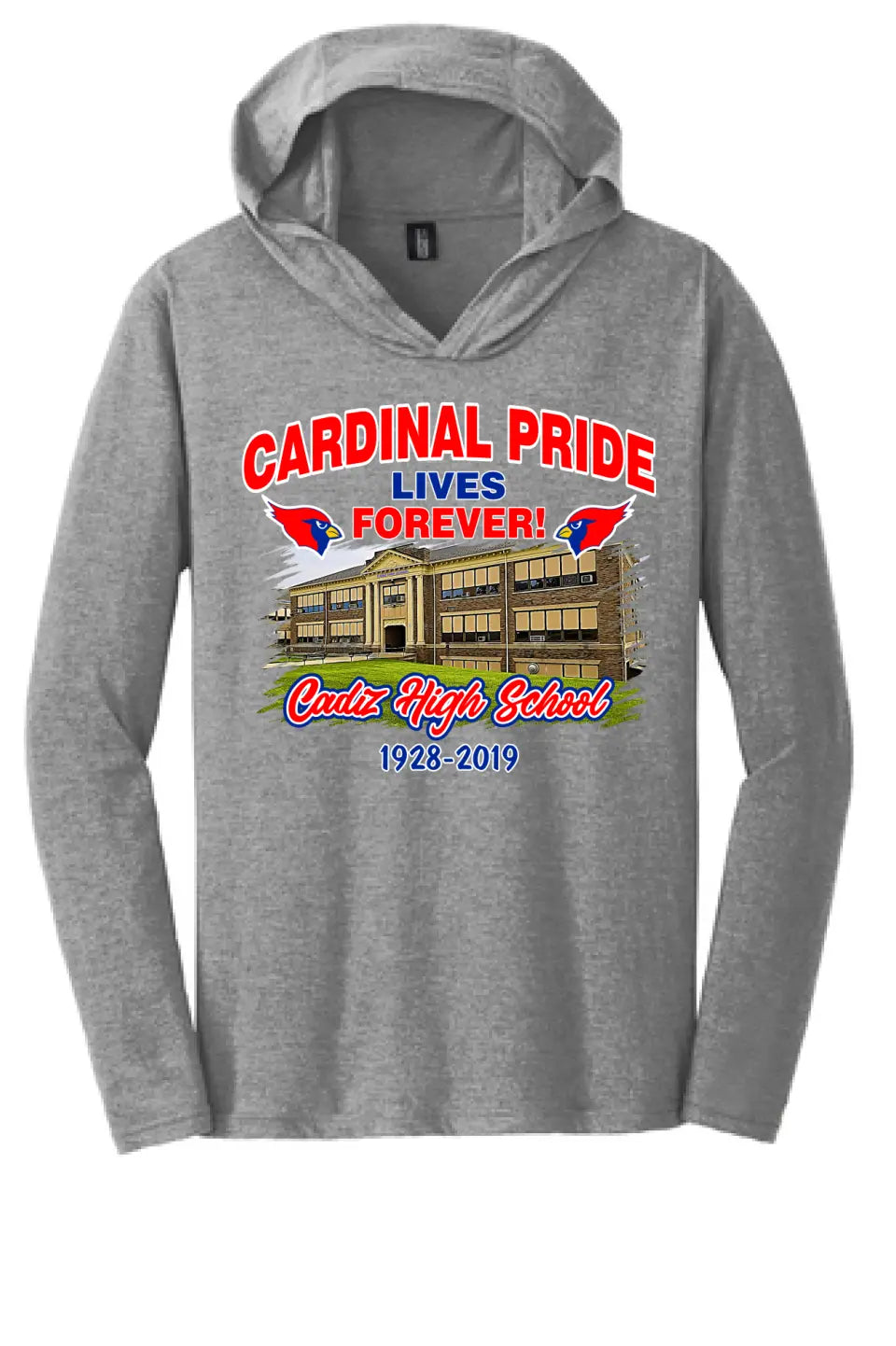Cadiz Cardinal Pride Lives Forever Perfect Tri Long Sleeve Hoodie