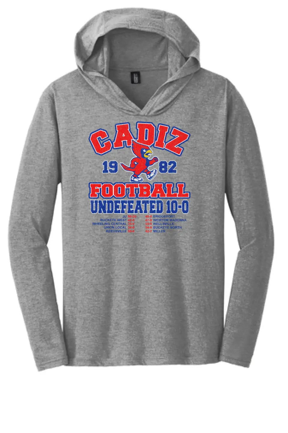 Cadiz Cardinals 1982 Football Perfect Tri Long Sleeve Hoodie