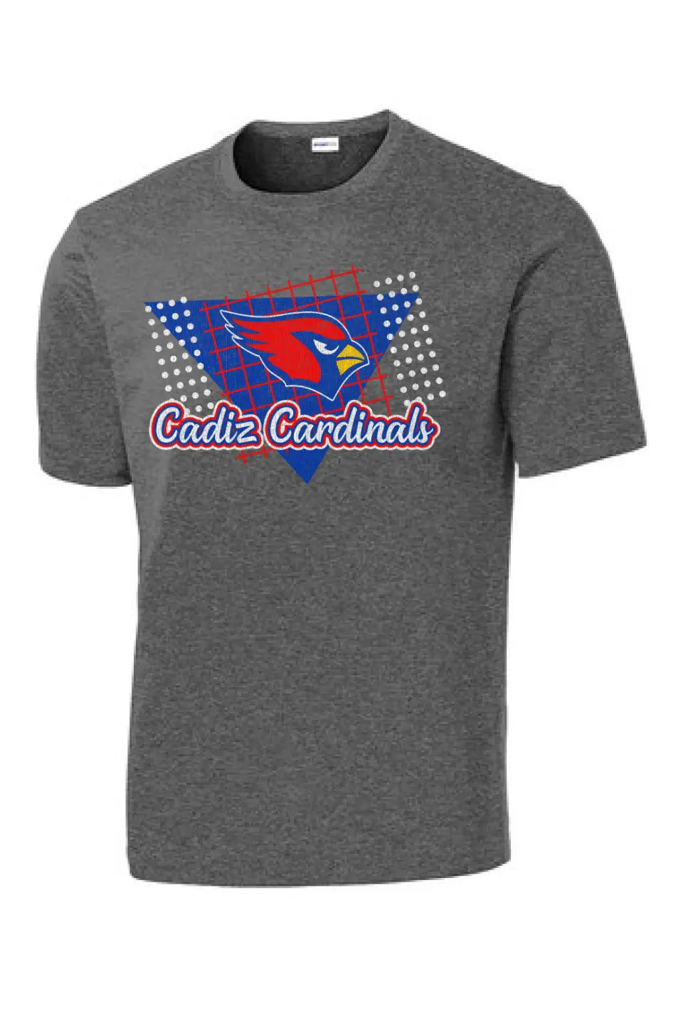 Cadiz Cardinals Distressed 80s PosiCharge Competitor Tee