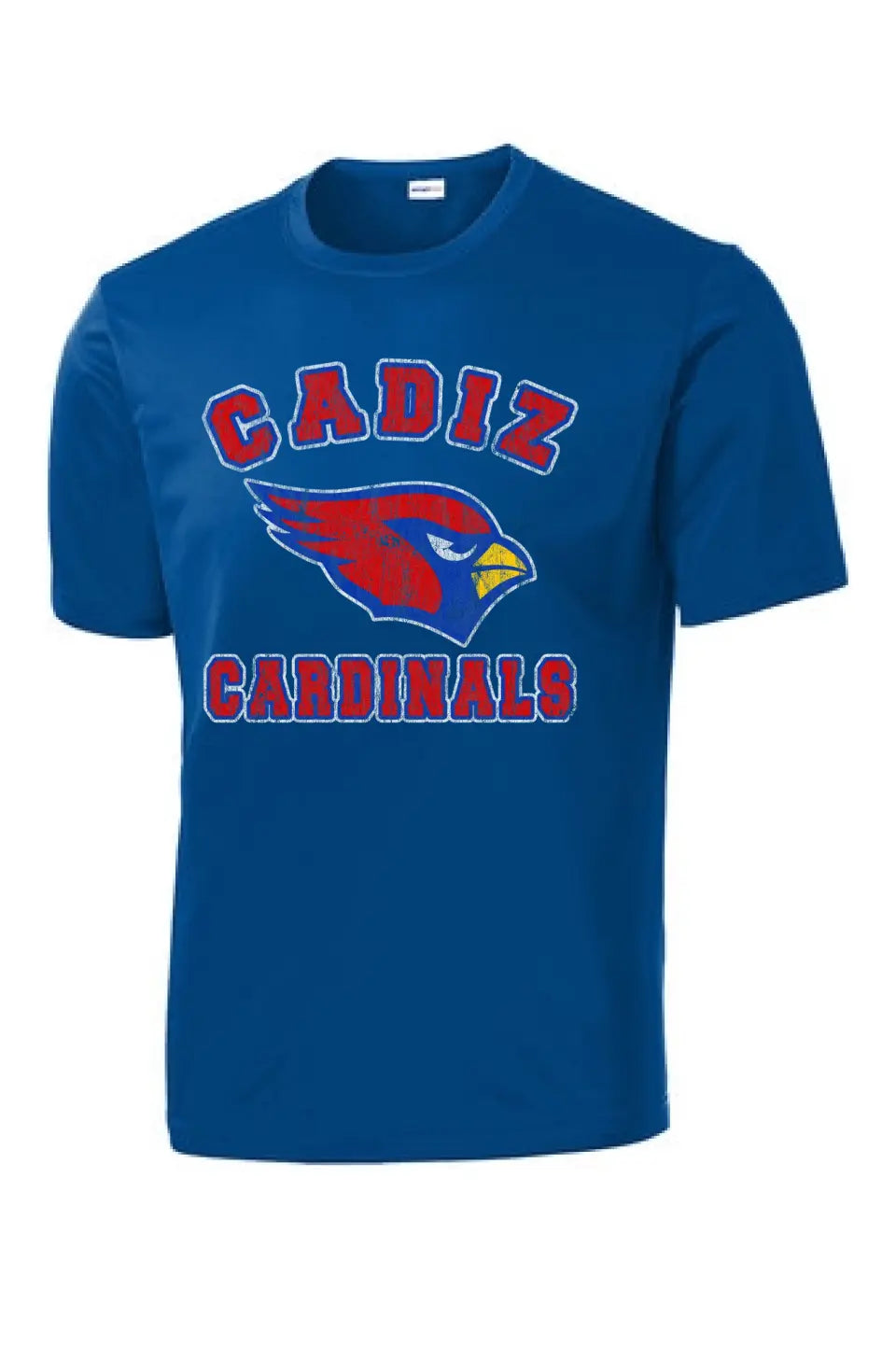 Cadiz Cardinals Fierce on Gray PosiCharge Competitor Tee