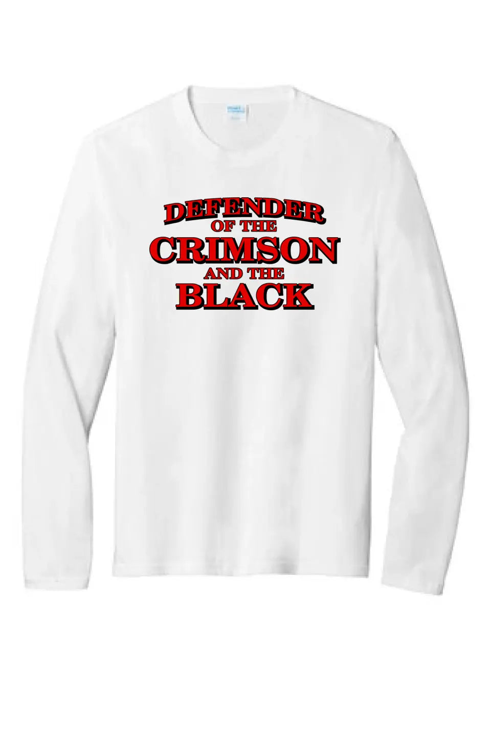Steubenville Big Red Defenders of the Crimson and Black Tri-Blend Long Sleeve Tee