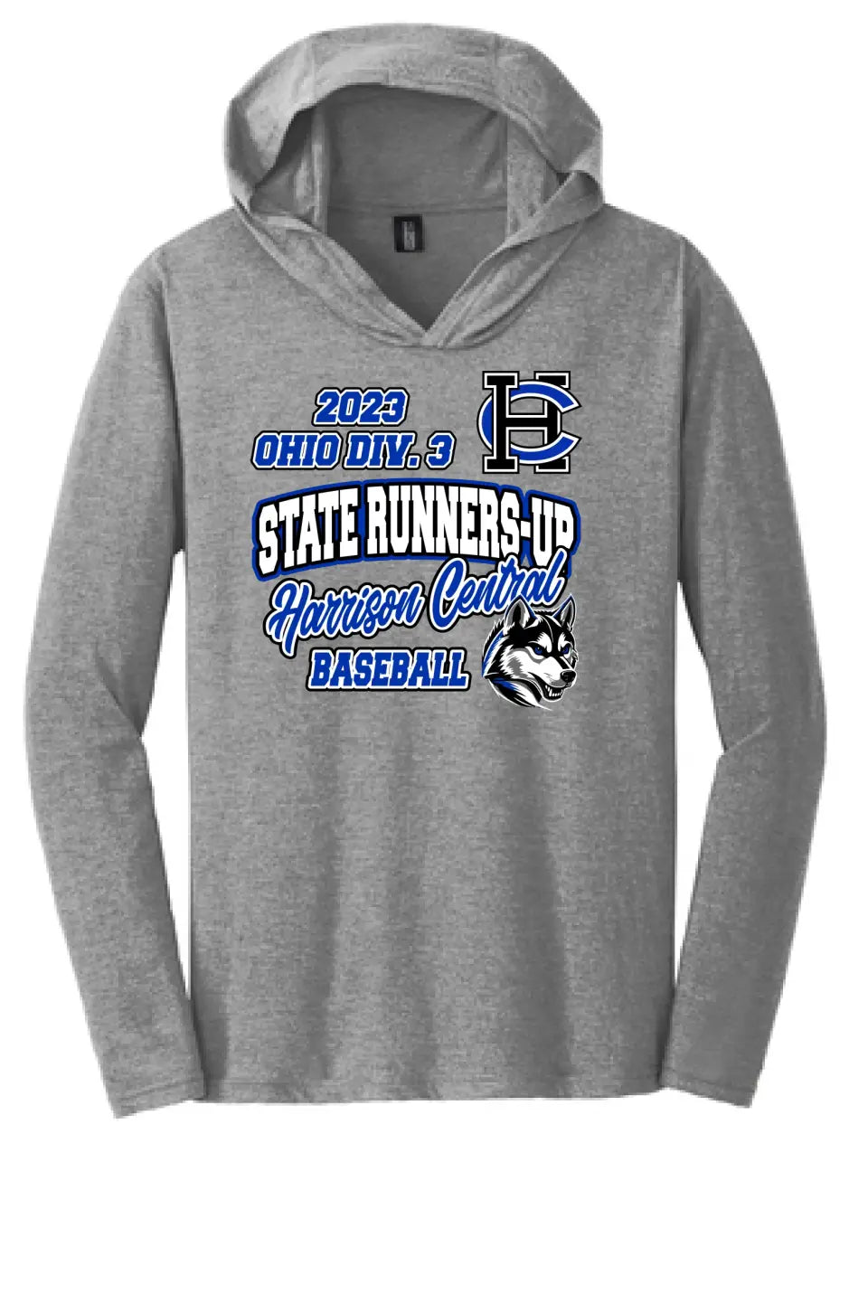 Harrison Central Baseball 2023 State Runners-Up Perfect Tri Long Sleeve Hoodie